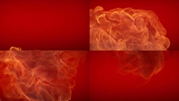 火焰以超慢动作燃烧。在幻影弹性4K上拍摄。