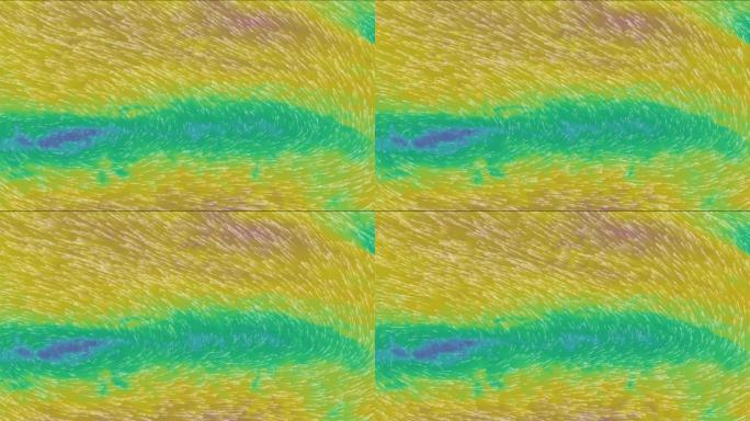 风向图。海洋、海洋和大陆