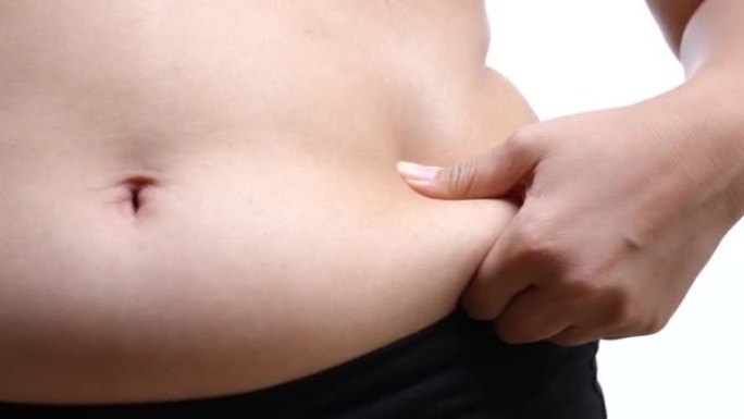 超重妇女腹部肥胖问题妇女减肥