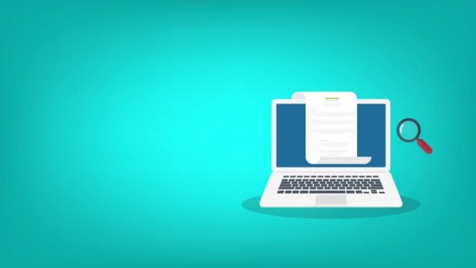 在笔记本电脑上进行在线数字文档检查或评估评估，合同审查，分析，检查协议合同，合规性验证。