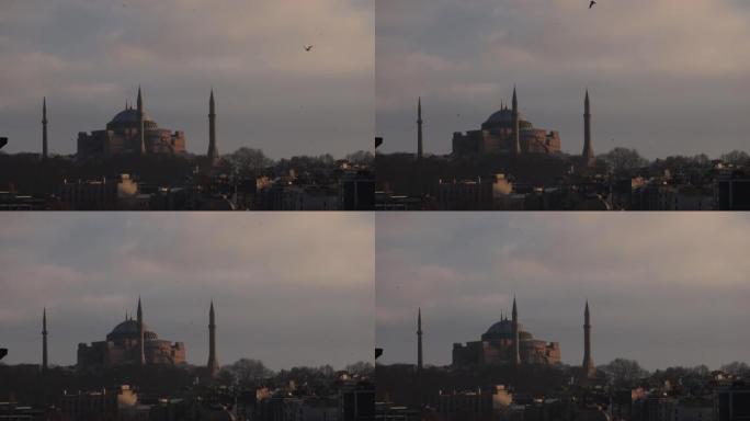 土耳其伊斯坦布尔: 隔河相望的圣索菲亚大教堂