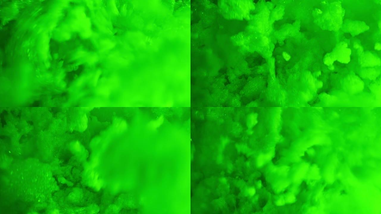 绿色泡沫泡泡云抽象纹理背景