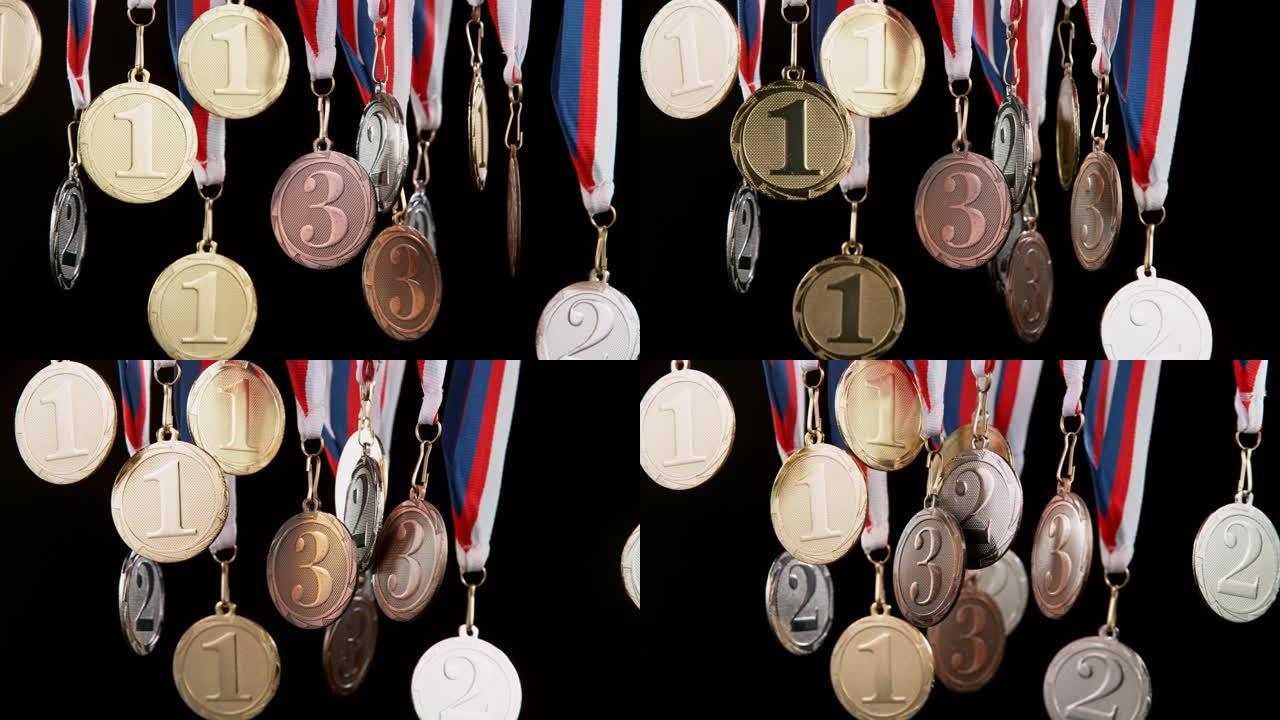 优胜者获得各种奖牌的冠军概念。