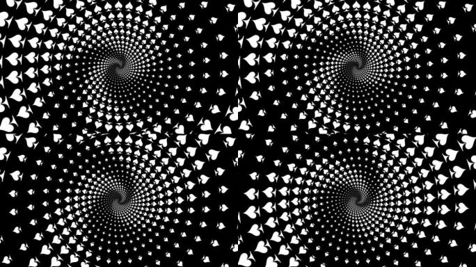 扭峰动画创意。旋转符号峰值镜头创意。旋转字符峰值背景。旋转标志峰值运动动态背景概念。