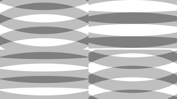 灰色滚动弯曲假日线条纹白色无缝循环运动视频