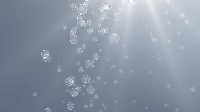 吹泡泡肥皂泡浴，静态4K 3D绿屏循环动画背景