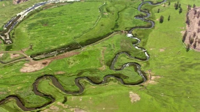 锡斯基尤县沙斯塔河创造的空中湿地