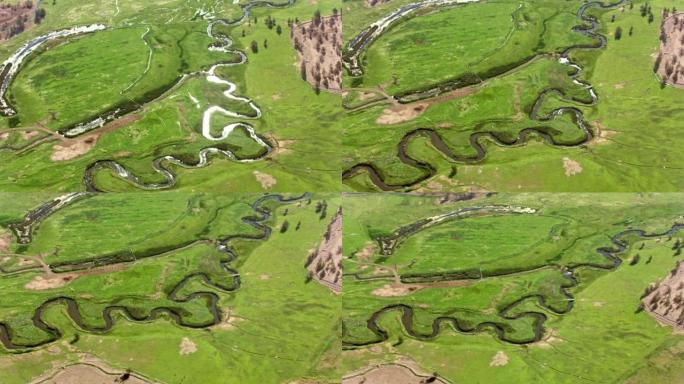 锡斯基尤县沙斯塔河创造的空中湿地