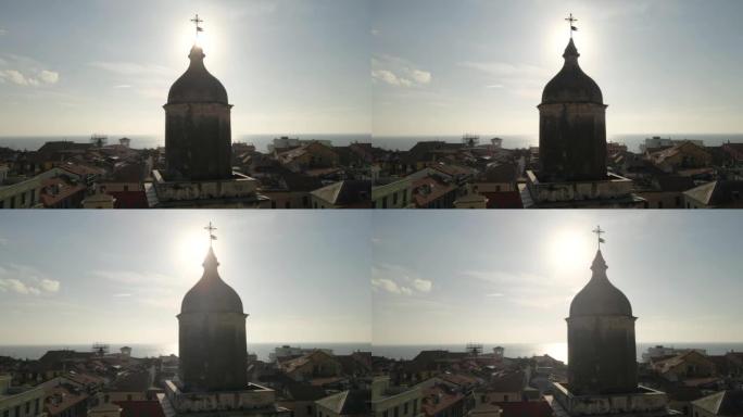 地中海社区、大教堂的空中风景