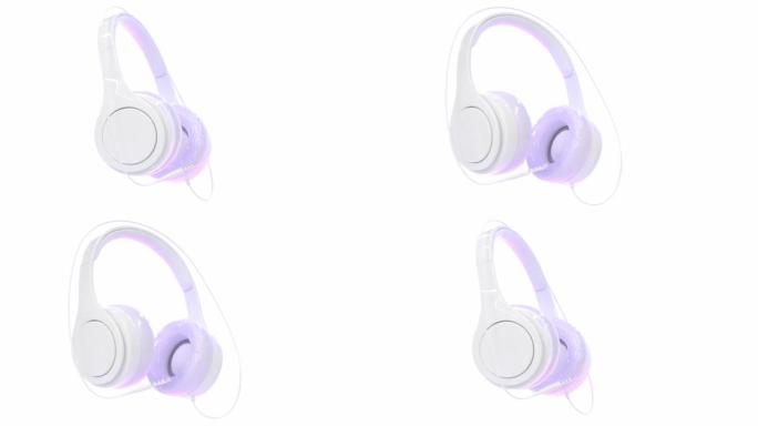 Headphones for listen music, dj audio headset isol