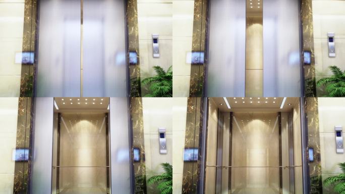 电梯开门 住宅电梯