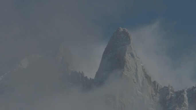 雪山峰的延时拍摄自然风光人文地理唯美风景