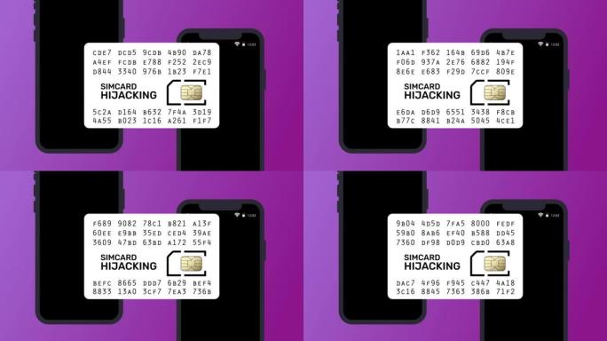 Sim卡劫持，黑客电话号码，盗窃，欺诈的过程