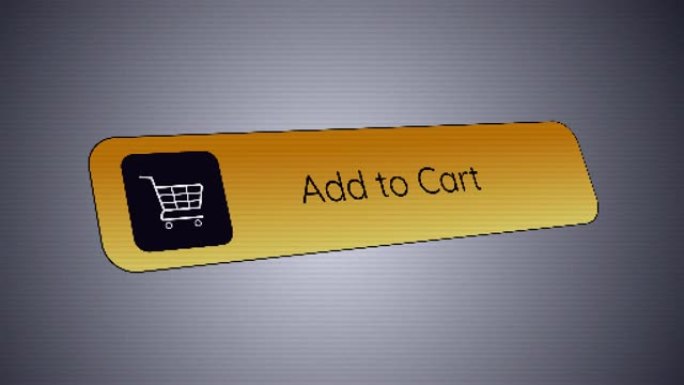 带计数器的购物车图标的动画在网上购物网页上添加了在线商品