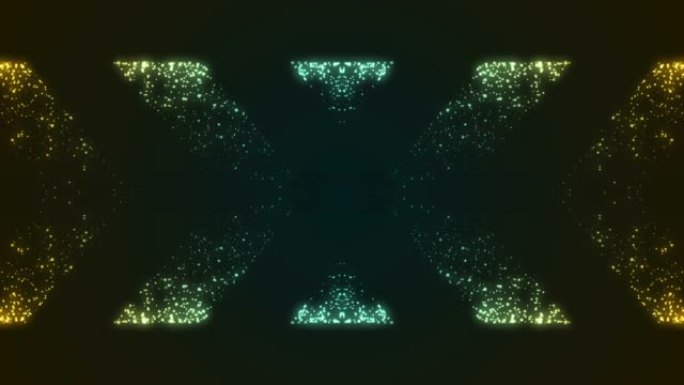 抽象发光粒子背景循环