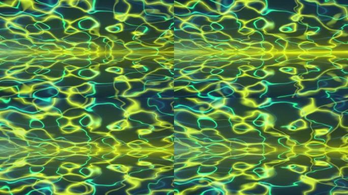 神经元电脉冲休克线超空间反射彩色循环背景