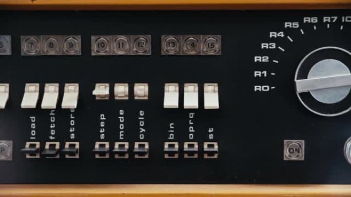 Retro vintage radio communication device dashboard