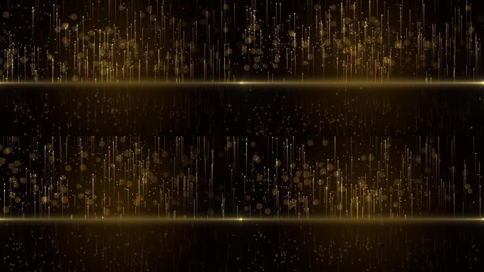 4k抽象闪烁粒子尘埃光运动循环背景动画。