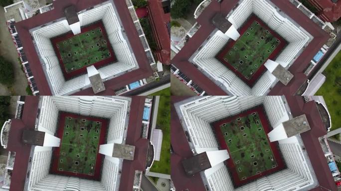 在Telkom大学校园内拍摄的无人机