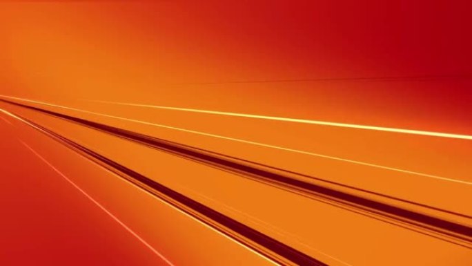 橙色动漫速度线。漫画速度线效果。带速度线的抽象背景。动漫光速高速灯运动轨迹股票视频