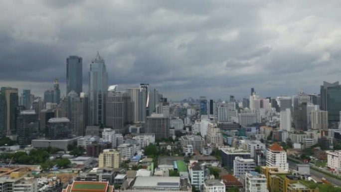 鸟瞰图曼谷市曼谷城市航拍泰国宣传素材曼谷