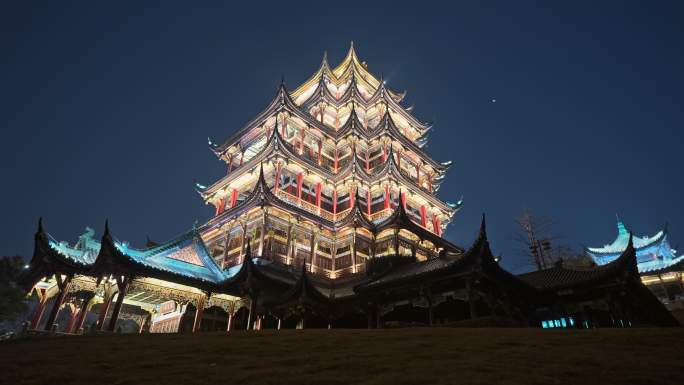 4K 10bit重庆地标鸿恩寺