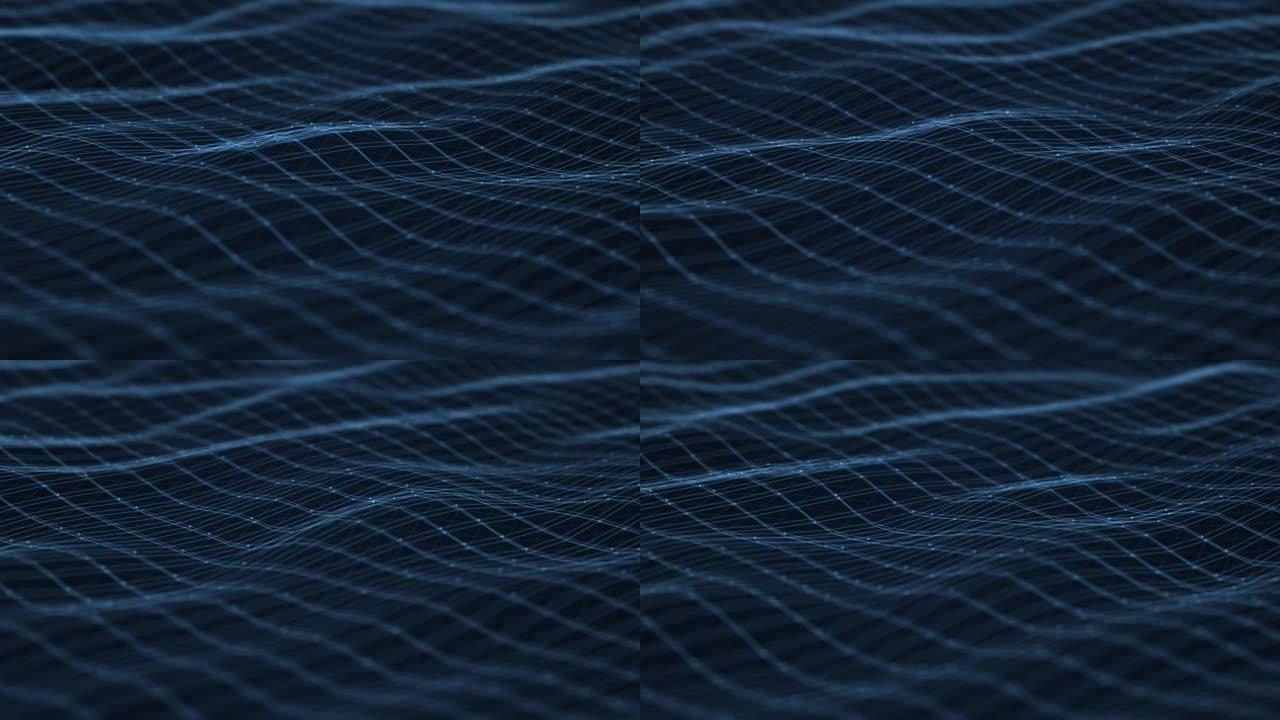 数字波背景深海波纹科技
