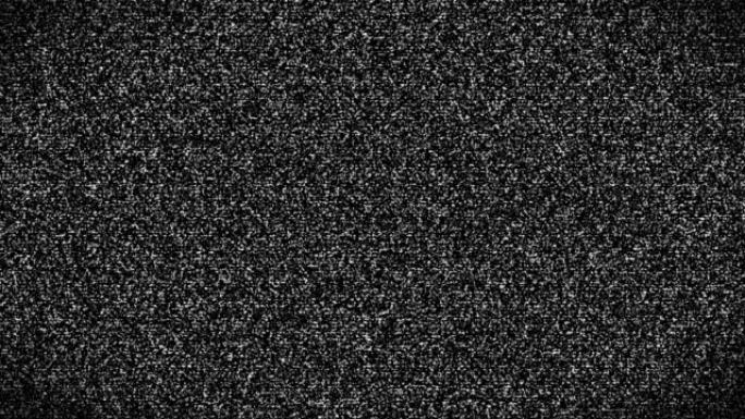 黑白失真、单色电视静态噪声干扰是卫星信号干扰电视屏幕造成的。没有信号，闪烁，老式的模拟复古电视概念。