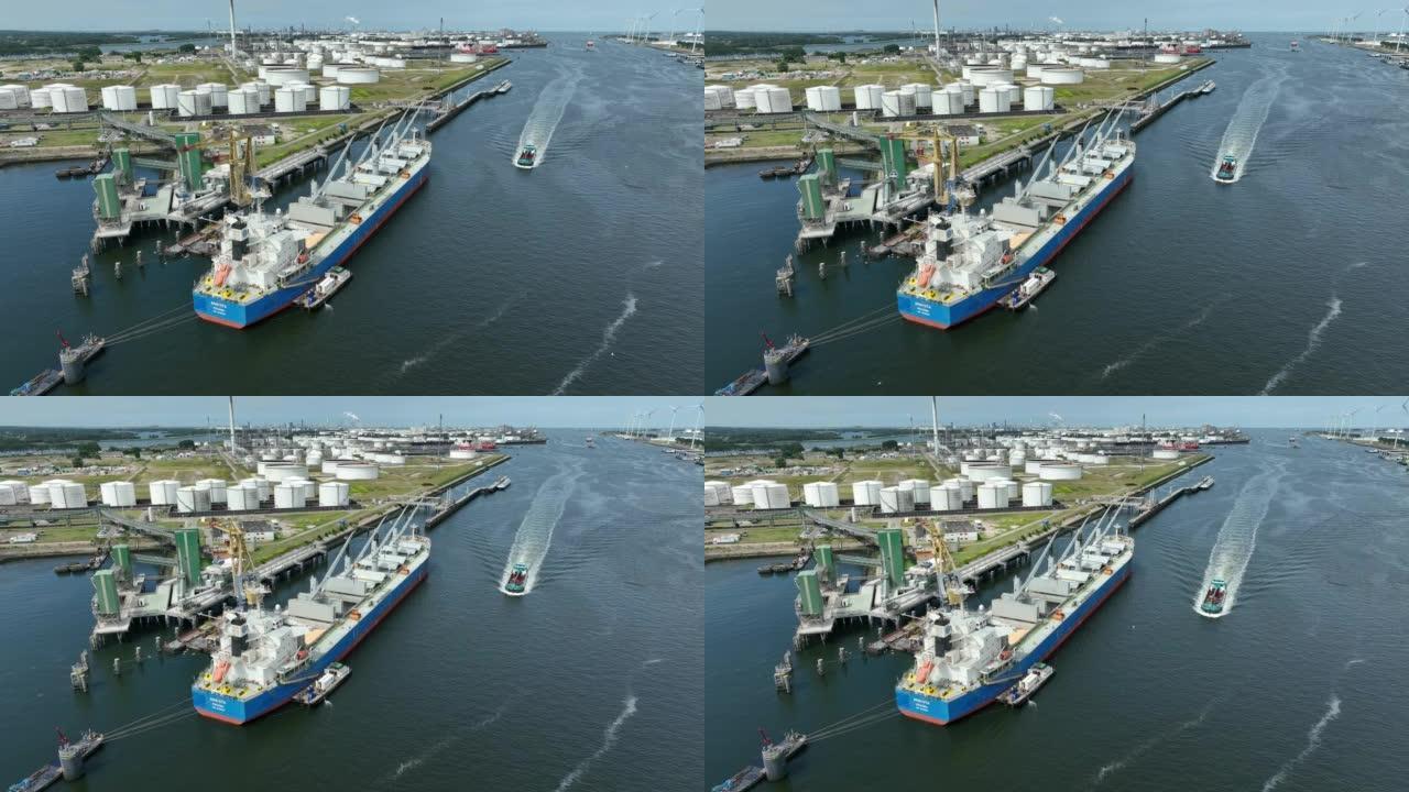 港口散货船卸货货物和商品