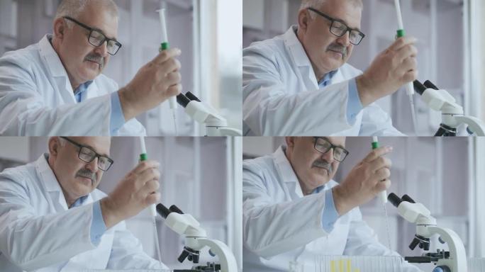 化学家在实验室混合化学药品以找到抗逆转录病毒药物，在血液中发现病毒的实验，潜在药物的开发人员和针对新