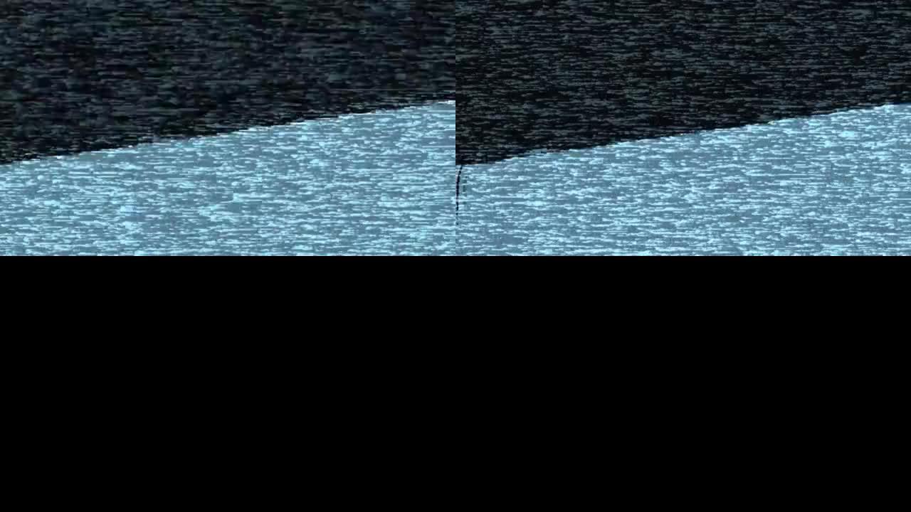4k循环独特设计抽象数字动画像素噪声毛刺错误视频损坏动画背景。