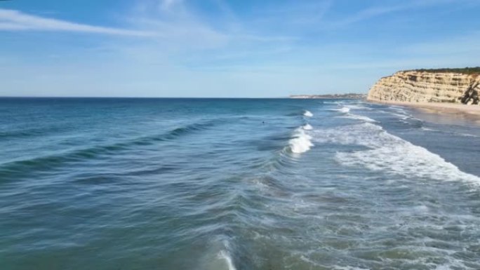 沿海岬角鸟瞰图观光地标濒海生态沿海