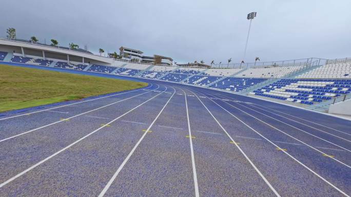海南陵水黎安国际教育创新试验区航拍操场