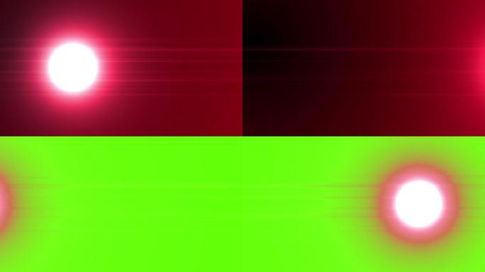 4k爆炸闪光灯光学镜头耀斑过渡闪亮动画无缝循环背景。