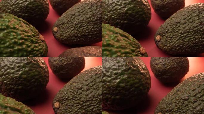 鳄梨多莉镜头热带水果收获季节