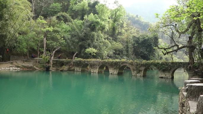 贵州大小七孔黄果树瀑布散镜素材