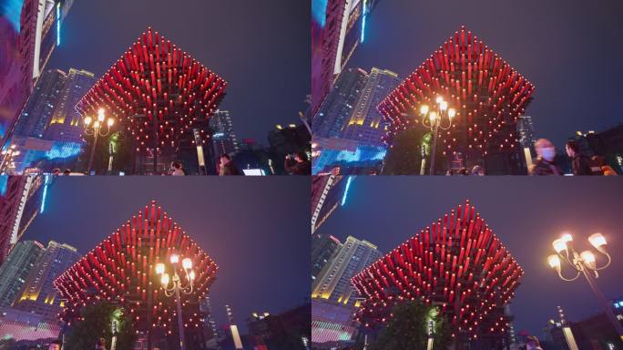 4K 10bit重庆地标解放碑美术馆