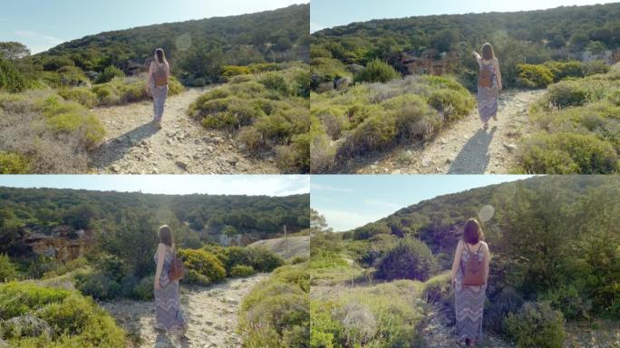 女性探索老街的视角