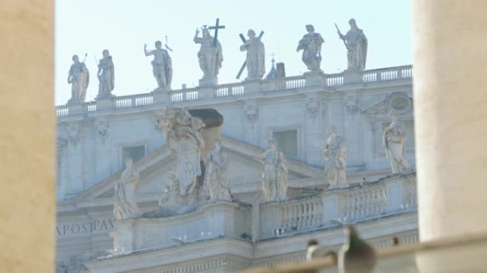 罗马圣彼得广场的米开朗基罗圆顶