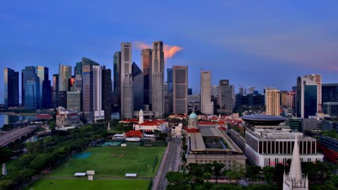 新加坡天际线环球影城天际线风光