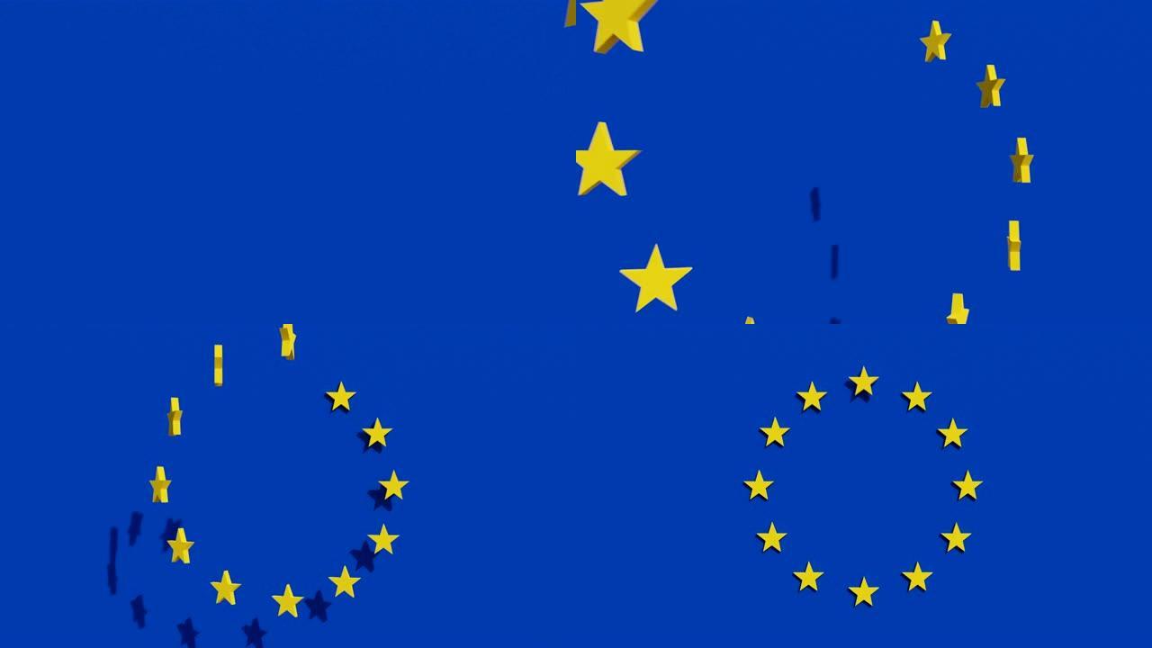 EU -欧盟的标志。