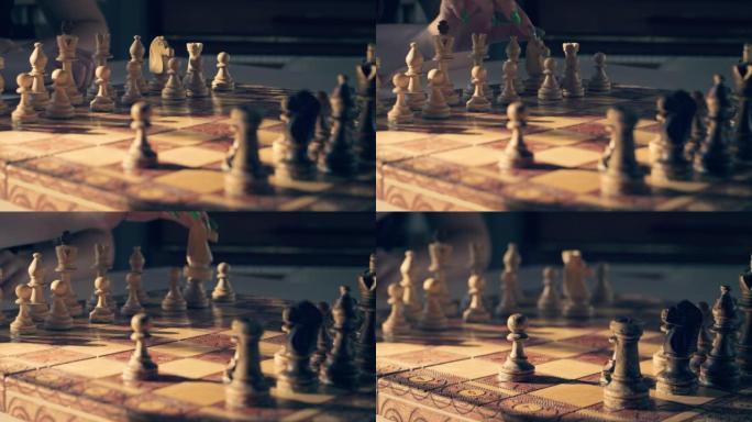 在国际象棋比赛中采取行动。斗技战战略战术
