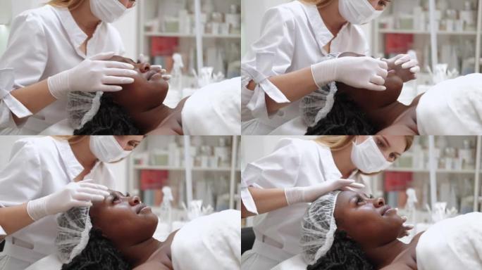 美容师程序沙龙治疗女性皮肤