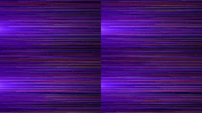 抽象定向氖紫外光线几何循环背景动画。