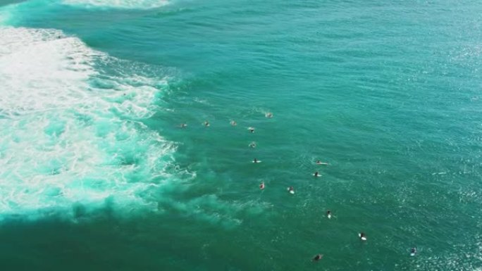 美国夏威夷海洋中的空中冲浪者