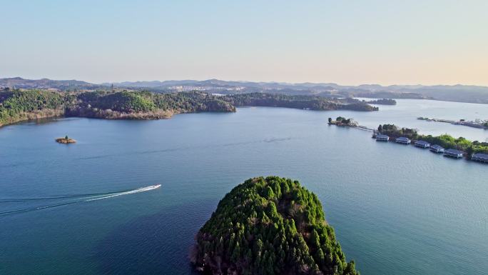 4K 10bit四川绵阳仙海自然风光航拍