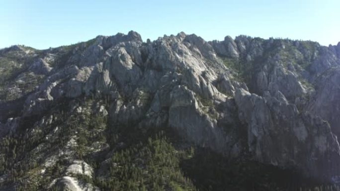美国北加州的空中城堡峭壁