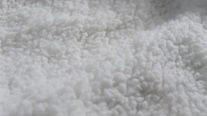 柔软羊毛微距拍摄宣传片实拍视频素材