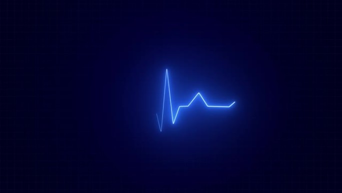 心电图，心电图曲线。脉搏测量心率心脏监测回路背景。