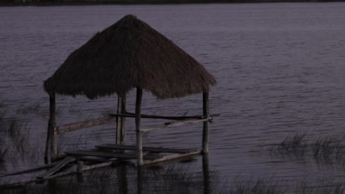 浪漫海滨日落，墨西哥尤卡坦州